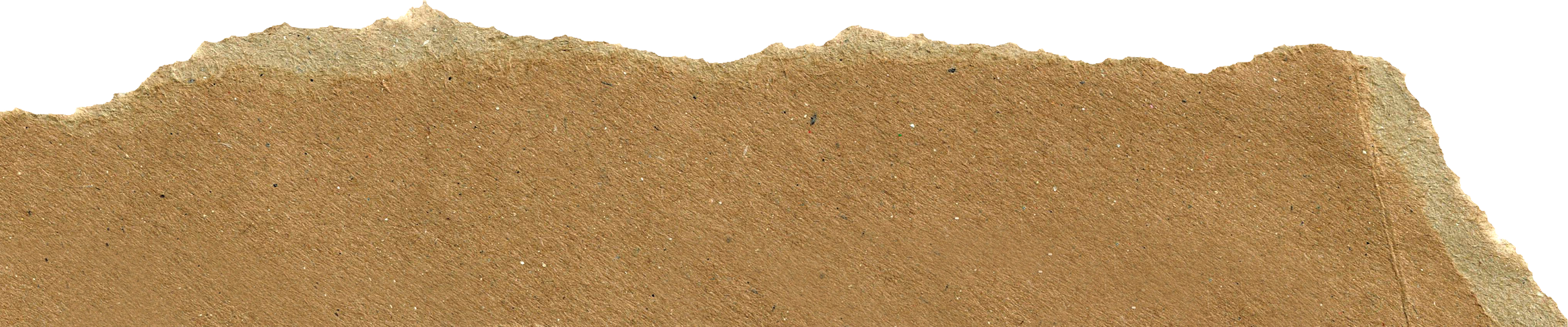 Ripped Brown Kraft Paper